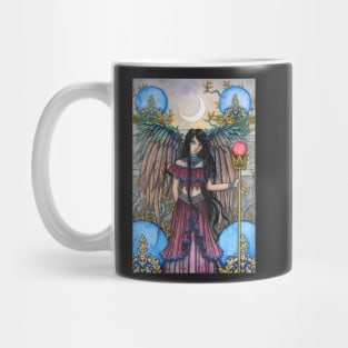 Night Bird Fantasy Fairy Art by Molly Harrison Mug